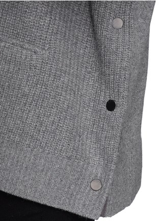 Detail View - Click To Enlarge - VINCE - Wool-yak rib turtleneck sweater