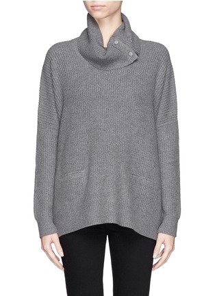 Main View - Click To Enlarge - VINCE - Wool-yak rib turtleneck sweater