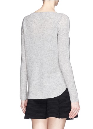 Back View - Click To Enlarge - VINCE - Cashmere boat neck sweater