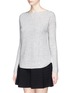 Front View - Click To Enlarge - VINCE - Cashmere boat neck sweater