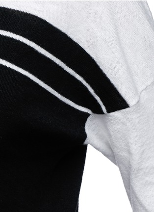 Detail View - Click To Enlarge - VINCE - Colourblock cotton sweater