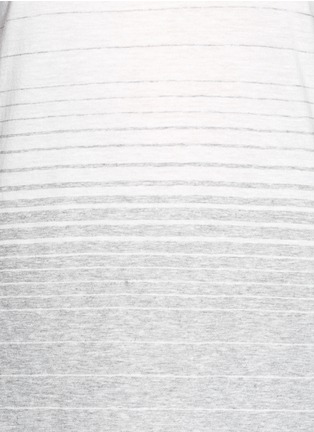 Detail View - Click To Enlarge - VINCE - Stripe Pima cotton-modal T-shirt