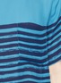 Detail View - Click To Enlarge - VINCE - Marker stripe print silk chiffon T-shirt