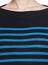 Detail View - Click To Enlarge - VINCE - Breton stripe cashmere rib knit sweater