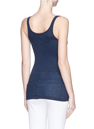 Back View - Click To Enlarge - VINCE - Ribbed jersey tank top