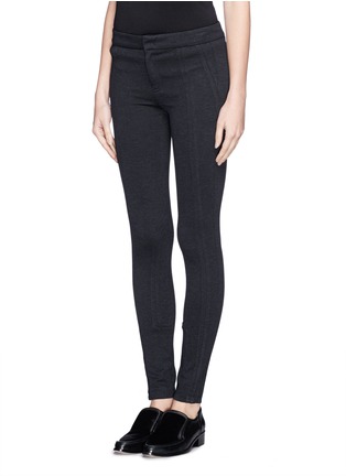 Front View - Click To Enlarge - VINCE - Double seam knit skinny pants
