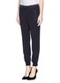 Front View - Click To Enlarge - VINCE - Contrast waistband crepe sweatpants