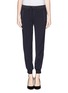 Main View - Click To Enlarge - VINCE - Contrast waistband crepe sweatpants