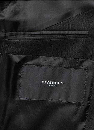 Detail View - Click To Enlarge - GIVENCHY - Zip collar blazer