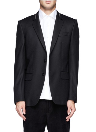 Main View - Click To Enlarge - GIVENCHY - Zip collar blazer