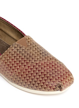 Detail View - Click To Enlarge - TOMS - TOMS+ Classics Patchwork slip-ons