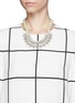 Figure View - Click To Enlarge - KENNETH JAY LANE - Pearl and crystal necklace