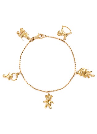 Main View - Click To Enlarge - ANYALLERIE - 18k yellow gold baby charm bracelet