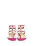 Figure View - Click To Enlarge - MICHAEL KORS - 'Jayden' suede ankle strap leather sandals