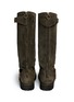 Back View - Click To Enlarge - FIORENTINI+BAKER - 'Jade' Eternity suede buckle boots