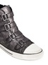 Detail View - Click To Enlarge - ASH - 'Vincent' leather buckle sneakers