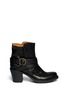 Main View - Click To Enlarge - FIORENTINI+BAKER - Nubis' Eternity leather ankle strap boots