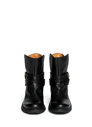 Figure View - Click To Enlarge - FIORENTINI+BAKER - Nubis' Eternity leather ankle strap boots