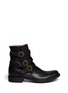 Main View - Click To Enlarge - FIORENTINI+BAKER - 'Edwin' Eternity leather buckle leather boots