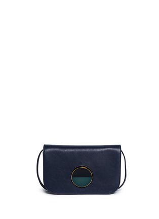 Main View - Click To Enlarge - MARNI - 'Pois' small resin slide lock leather crossbody bag