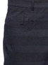 Detail View - Click To Enlarge - HAIDER ACKERMANN - Textured stripe denim pants
