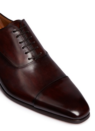 Detail View - Click To Enlarge - MAGNANNI - CAP TOE LEATHER OXFORDS