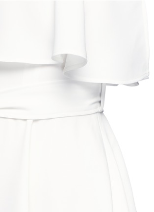 Detail View - Click To Enlarge - HELEN LEE - Ruffle layer belted dress