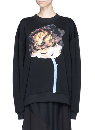 Main View - Click To Enlarge - ACNE STUDIOS - 'Yana' oversized floral print sweatshirt