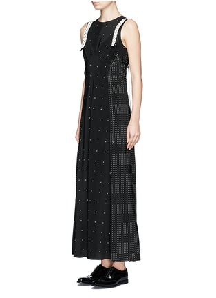 Front View - Click To Enlarge - CALVIN KLEIN 205W39NYC - Polka dot silk crepe de Chine dress