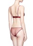 Back View - Click To Enlarge - 72930 - 'Shelby' glitter polka dot tulle briefs
