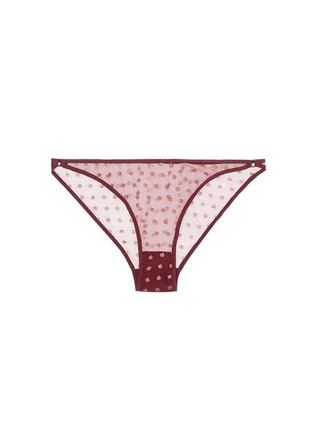 Main View - Click To Enlarge - 72930 - 'Shelby' glitter polka dot tulle briefs