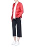 Figure View - Click To Enlarge - MONCLER - 'Maglia' down puffer front zip cardigan