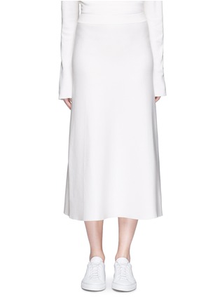 Main View - Click To Enlarge - CALVIN KLEIN 205W39NYC - Wool knit skirt
