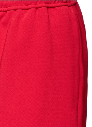 Detail View - Click To Enlarge - ALEXANDER WANG - Drawstring crepe shorts