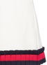 Detail View - Click To Enlarge - GUCCI - Pleated web hem cady crepe skirt