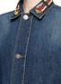 Detail View - Click To Enlarge - VALENTINO GARAVANI - Cuban embeliished denim jacket