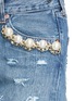 Detail View - Click To Enlarge - FORTE COUTURE - 'Kalifornia' embellished ripped denim overalls