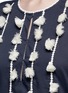 Detail View - Click To Enlarge - FIGUE - 'Zita' tassel pompom cotton tunic top