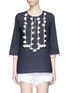 Main View - Click To Enlarge - FIGUE - 'Zita' tassel pompom cotton tunic top