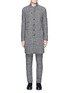 Main View - Click To Enlarge - ATTACHMENT - Glen plaid crinkled wool blend coat