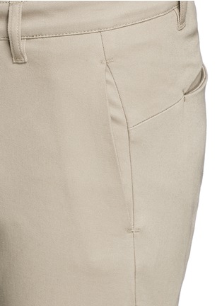 Detail View - Click To Enlarge - ATTACHMENT - Slim fit cotton twill pants