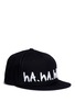 Main View - Click To Enlarge - HACULLA - 'ROFL' slogan embroidered snapback cap