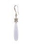 Figure View - Click To Enlarge - SAMUEL KUNG - Diamond 18k white gold jade drop earrings