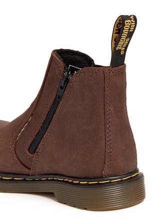 Detail View - Click To Enlarge - DR. MARTENS - 'Shenzi' leather toddler Chelsea boots