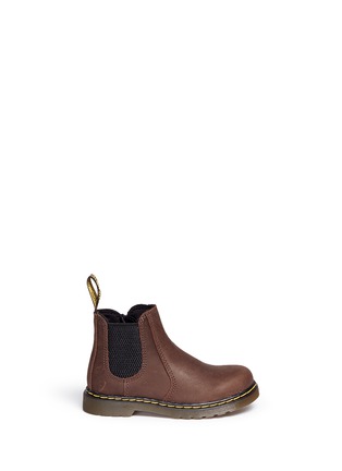 Main View - Click To Enlarge - DR. MARTENS - 'Shenzi' leather toddler Chelsea boots