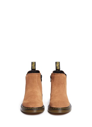Figure View - Click To Enlarge - DR. MARTENS - 'Banzai' suede kids Chelsea boots