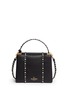 Back View - Click To Enlarge - VALENTINO GARAVANI - 'My Rockstud Rolling' small cabochon stud leather bag