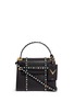 Main View - Click To Enlarge - VALENTINO GARAVANI - 'My Rockstud Rolling' small cabochon stud leather bag