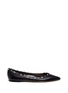 Main View - Click To Enlarge - VALENTINO GARAVANI - 'Star Studded' leather skimmer flats