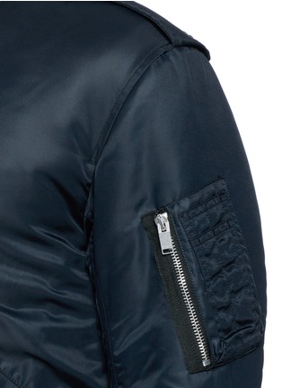 Detail View - Click To Enlarge - SAINT LAURENT - 'MA-1' bomber jacket